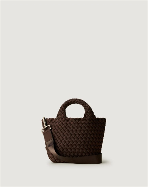 NAGHEDI ST. BARTHS PETIT TOTE CHOCOLATE